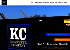 kcdumpster.com