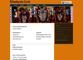 khadayatajyoti.org