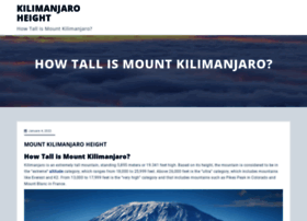 kilimanjaroheight.com