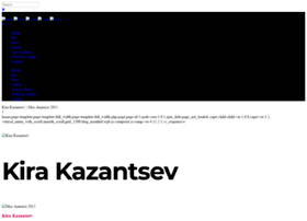 kirakazantsev.com