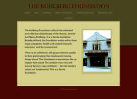 kohlbergfoundation.org