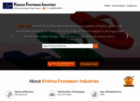 krishnafootwears.com