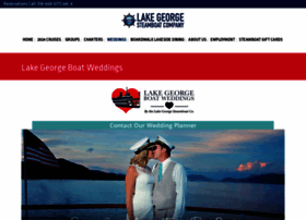 lakegeorgeboatweddings.com