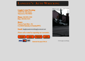 langleysautowrecking.com