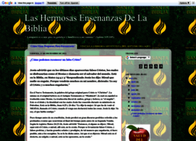 lashermosasensenanzasdelabiblia.blogspot.com