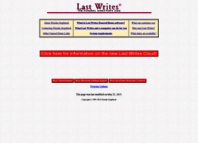 lastwrites.com