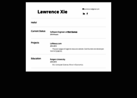 lawrencexie.com