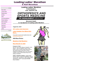 leadingladiesmarathon.com