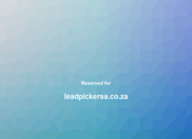 leadpickersa.co.za