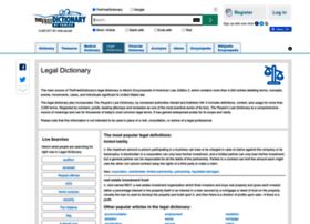 legal-dictionary.tfd.com