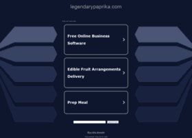legendarypaprika.com
