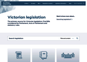 legislation.vic.gov.au