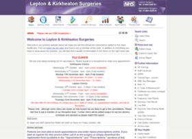 lepton-kirkheatonsurgeries.nhs.uk