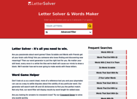 lettersolver.com