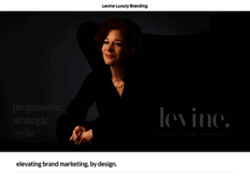 levineluxurybranding.com