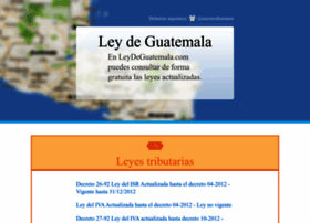 leydeguatemala.com