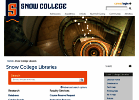 lib.snow.edu