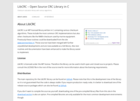 libcrc.org