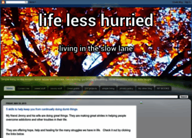 lifelesshurried.com
