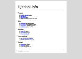 liljedahl.info
