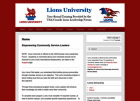 lionsuniversity.org