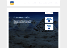 lithiumcorporation.com