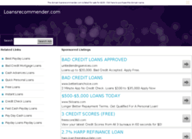 loansrecommender.com