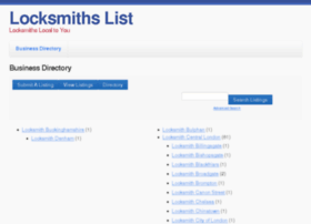 locksmithslist.co.uk