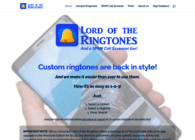 lordoftheringtones.com