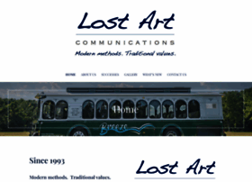 lostartcommunications.com