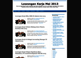 lowonganpekerjaanmei2013.blogspot.com
