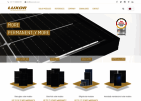 luxor-solar.com