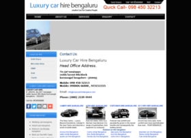 luxurycarhirebengaluru.com