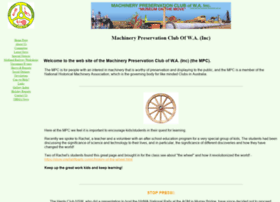 machinerypreservationclub.com.au