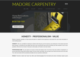 madorecarpentry.com