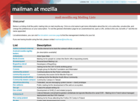 mail.mozilla.org