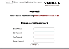 mail.vanilla.co.za