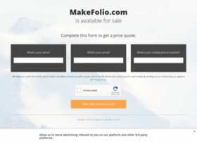 makefolio.com