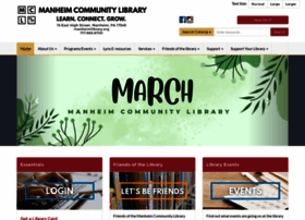 manheimlibrary.org