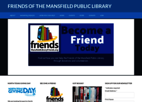 mansfieldlibraryfriends.org