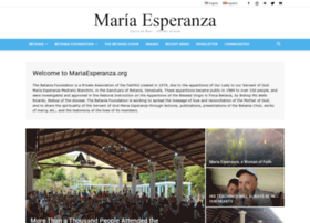 mariaesperanza.org