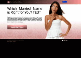 marriednamegame.com