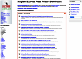 maryland-press-release.com
