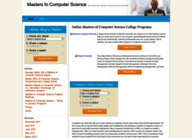 mastersincomputerscience.net