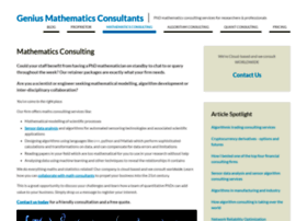 mathematicsconsultants.com
