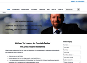 mathewstaxlawyers.com.au