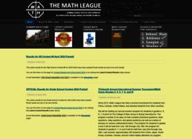 mathleague.com