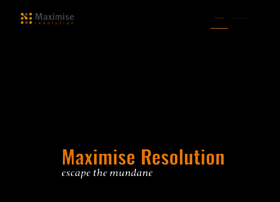 maximise-resolution.com.au