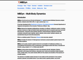 mbdyn.org
