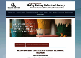 mccoypotterycollectorssociety.org